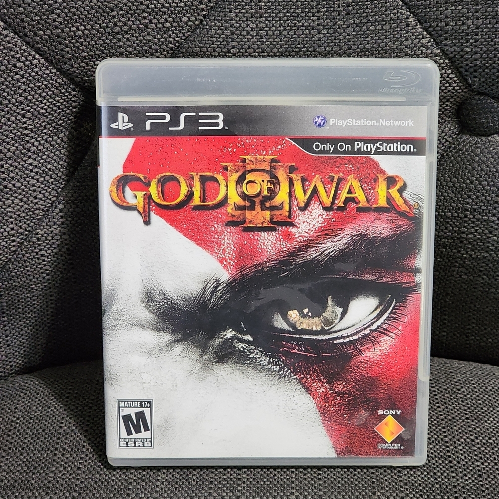 Sony God of War III for PS3 - Red and Black Cover